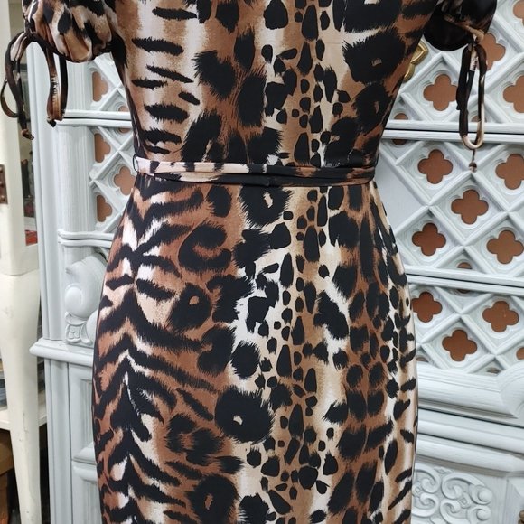 Animal Print Dress - Picture 4 of 6